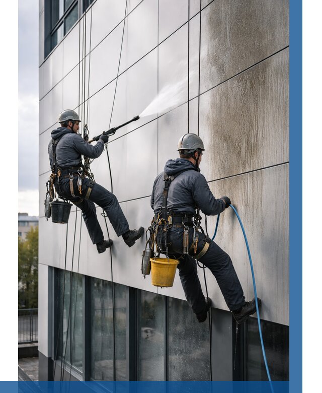 Мойка фасада из композита в Великом Новгороде по цене от 307 р. | ВЫСОТНИК-Влк