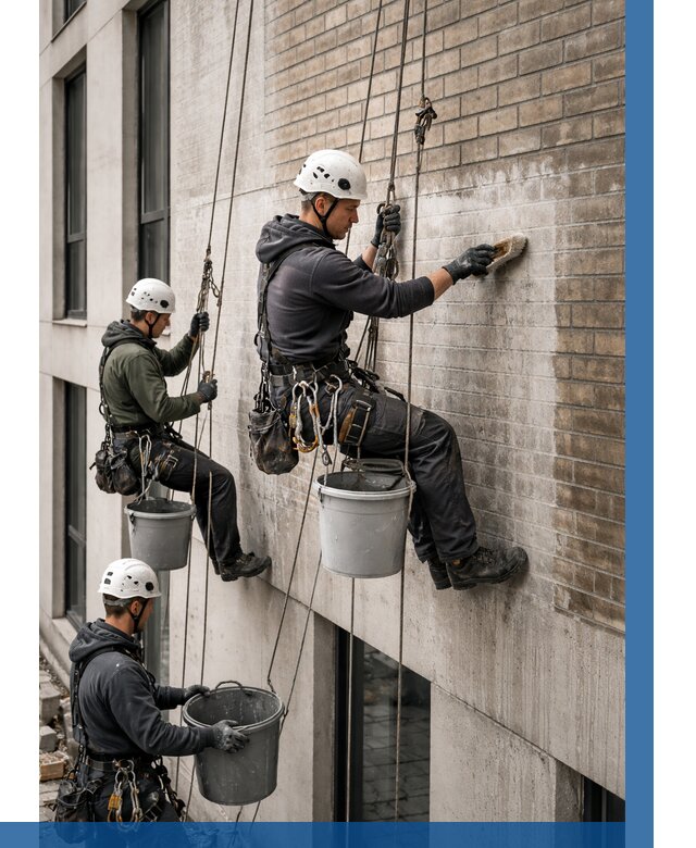 Удаление высолов с фасада в Великом Новгороде от 256 р. | ВЫСОТНИК-Влк