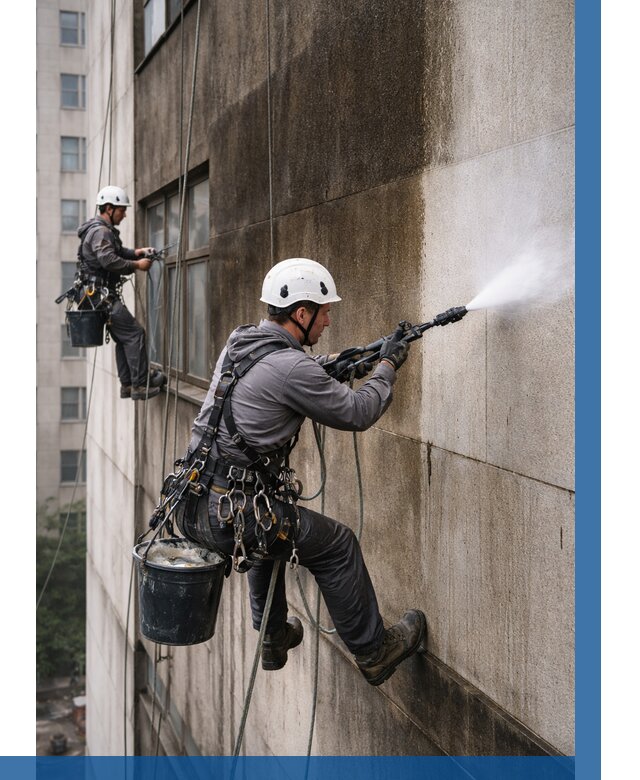 Очистка фасада от копоти в Великом Новгороде от 256 р. | ВЫСОТНИК-Влк