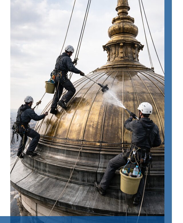 Мойка куполов и шпилей в Великом Новгороде от 8184 р. - заказать | ВЫСОТНИК-Влк
