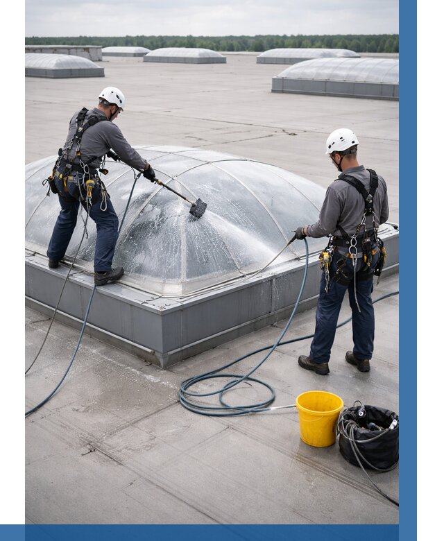 Мойка зенитных фонарей в Великом Новгороде, заказать от 4604 р. | ВЫСОТНИК-Влк