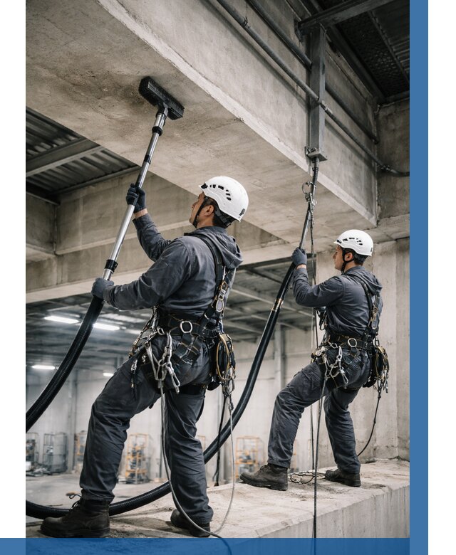 Обеспыливание потолочных конструкций в Великом Новгороде от 256 р. |ВЫСОТНИК-Влк