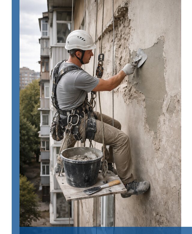 Восстановление фасадной штукатурки в Великом Новгороде с гарантией качества
