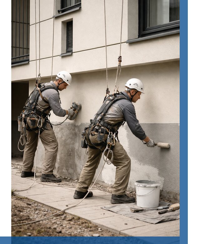 Окраска цоколя здания в Великом Новгороде от 460 р. под ключ | ВЫСОТНИК-Влк