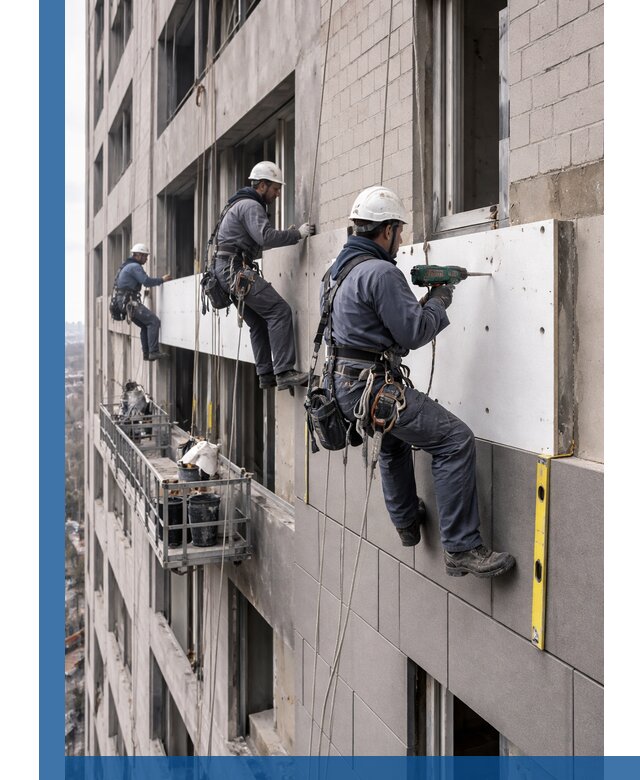 Монтаж фасадных термопанелей высокого качества в Великом Новгороде