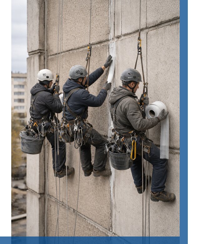 Ремонт межпанельных швов в Великом Новгороде от 767 р. | ВЫСОТНИК-Влк