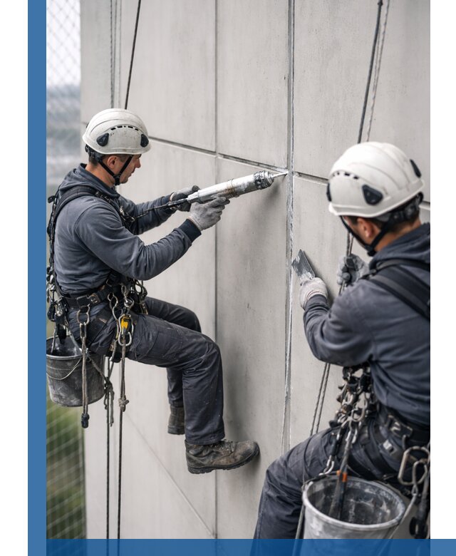 Первичная герметизация швов фасадов и кровель в Великом Новгороде