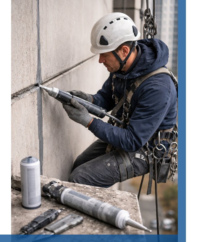 Вторичная герметизация швов в Великом Новгороде от 460 р. | ВЫСОТНИК-Влк