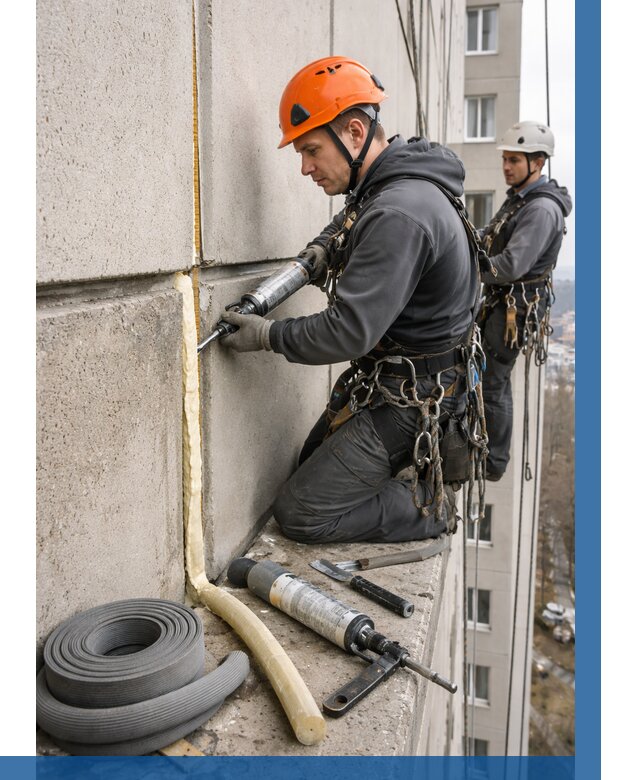 Теплый шов межпанельные швы в Великом Новгороде от 716 р. | ВЫСОТНИК-Влк