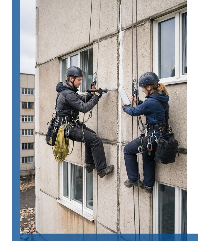 Герметизация межпанельных швов тёплым швом в Великом Новгороде