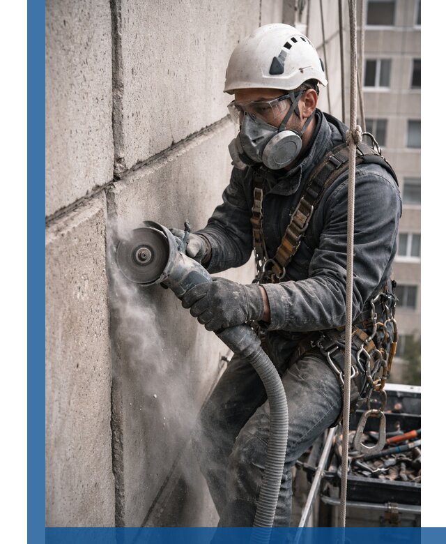 Штробление межпанельных швов в Великом Новгороде качественно и быстро