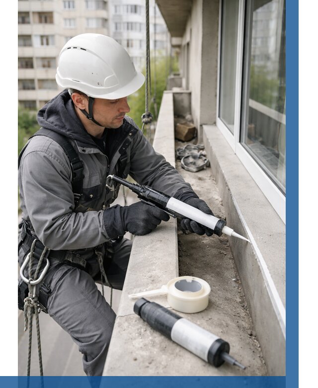 Герметизация швов лоджии в Великом Новгороде от 4604 р. | ВЫСОТНИК-Влк