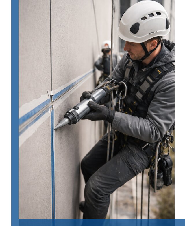 Герметизация стыков фасадных панелей в Великом Новгороде качественно и быстро