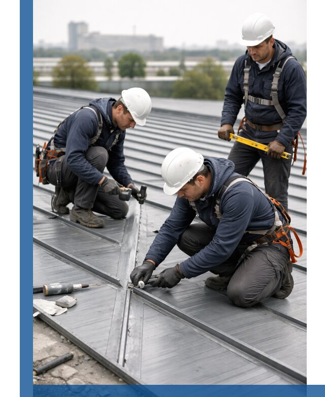 Ремонт фальцевой кровли в Великом Новгороде срочно и качественно