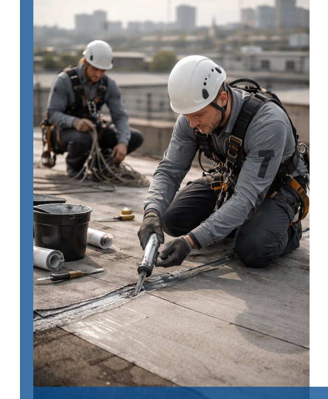 Аварийное и капитальное устранение протечек кровли в Великом Новгороде