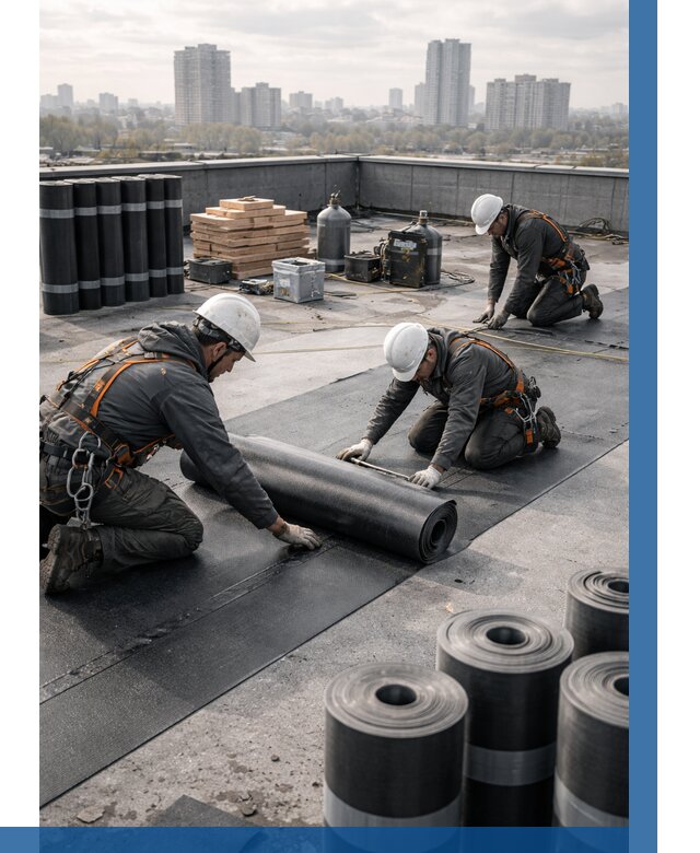 Монтаж мягкой кровли под ключ в Великом Новгороде от 460 р. | ВЫСОТНИК-Влк