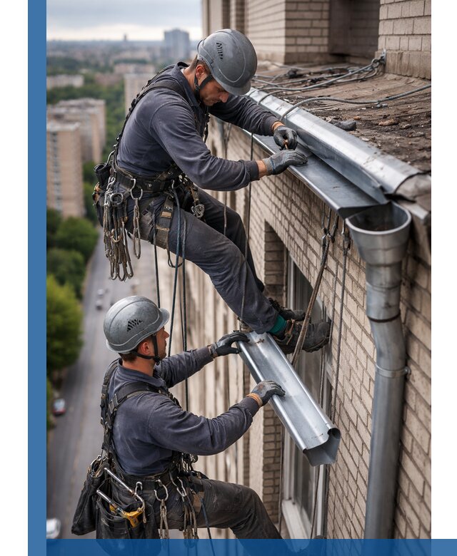 Ремонт водосточных желобов в Великом Новгороде, быстро и качественно