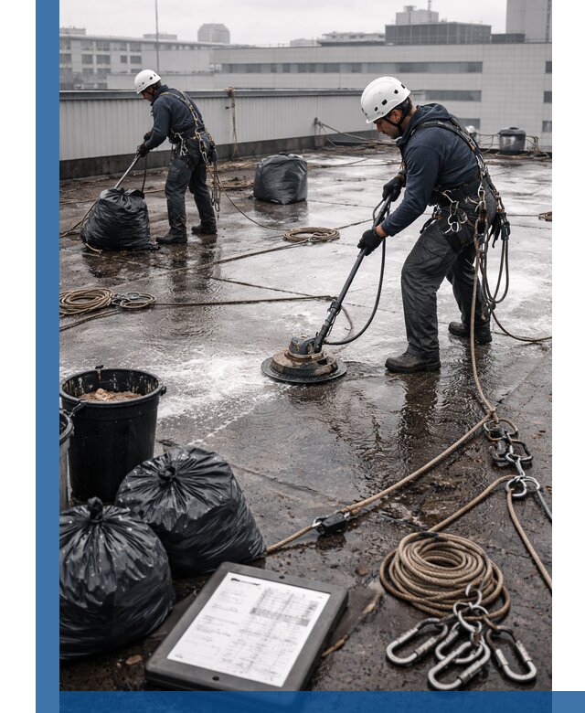 Плановая очистка кровли по графику в Великом Новгороде для безопасности