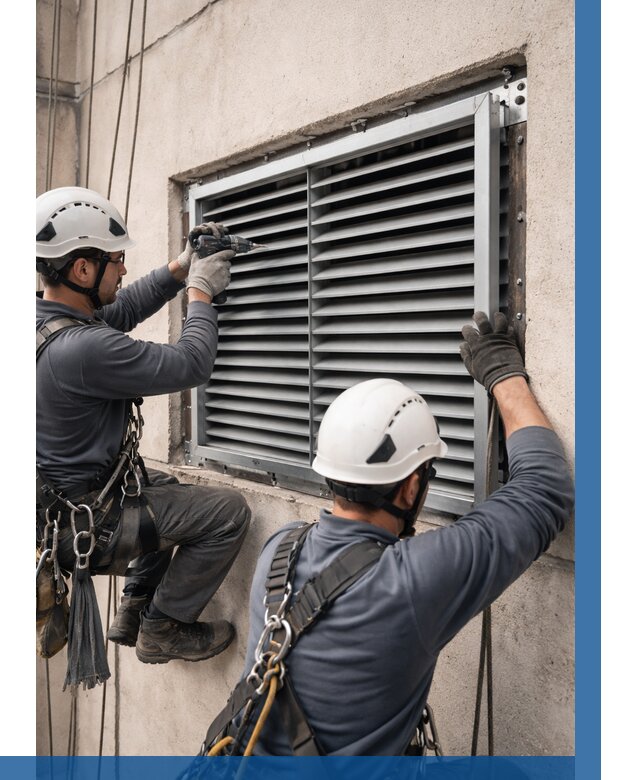 Монтаж вентиляционных решеток в Великом Новгороде от 4604 р. | ВЫСОТНИК-Влк