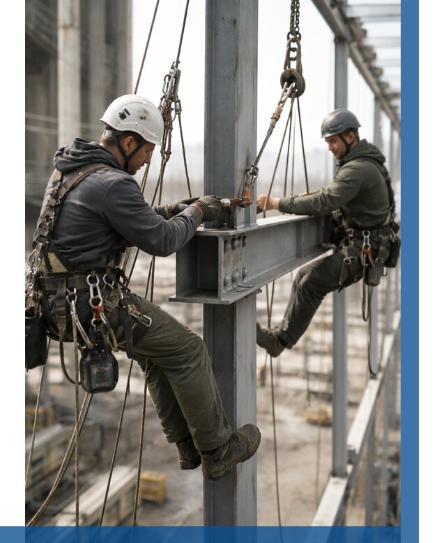 Монтаж металлоконструкций на высоте в Великом Новгороде от 3581 р. | ВЫСОТНИК-Влк