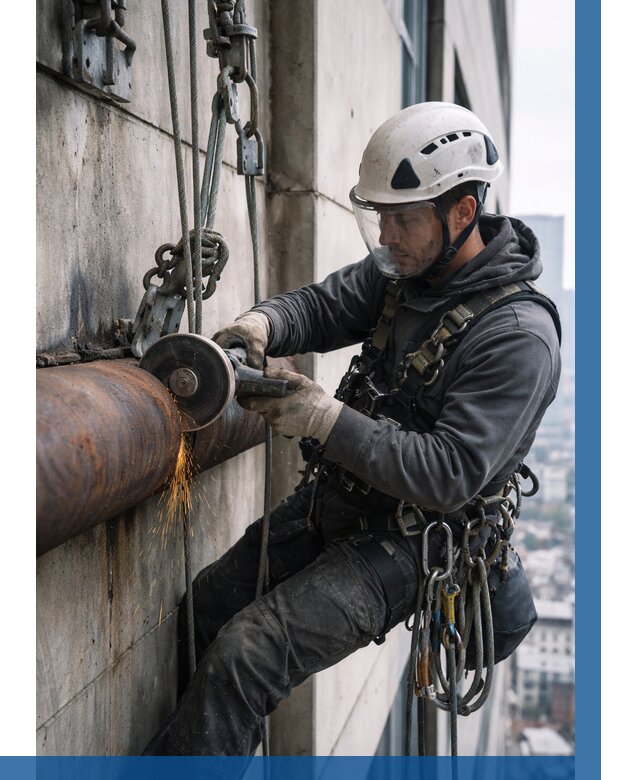 Резка металла на высоте в Великом Новгороде по цене от 4604 р. | ВЫСОТНИК-Влк