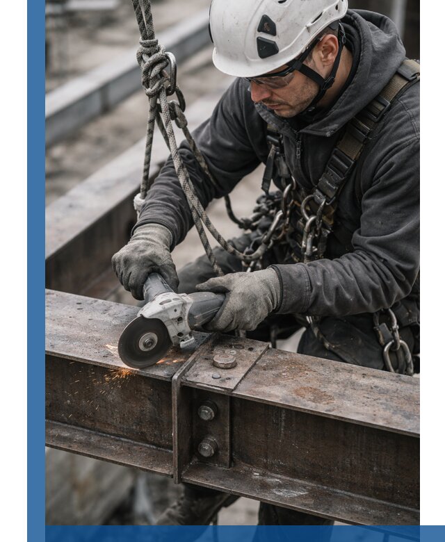 Резка металла на высоте в Великом Новгороде для зданий и конструкций