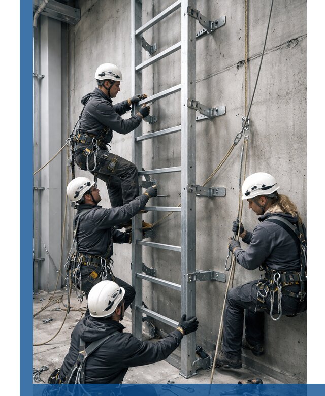 Монтаж металлических лестниц в Великом Новгороде под ключ со гарантией