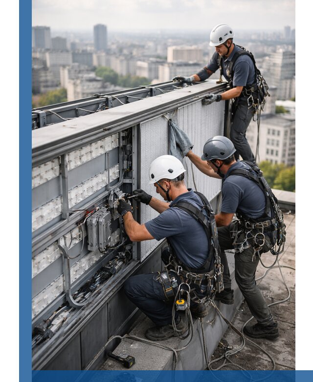 Профессиональное обслуживание крышной рекламы в Великом Новгороде под ключ