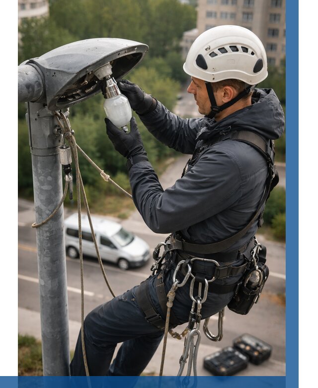 Замена ламп на высоте в Великом Новгороде от 2558 р. | ВЫСОТНИК-Влк