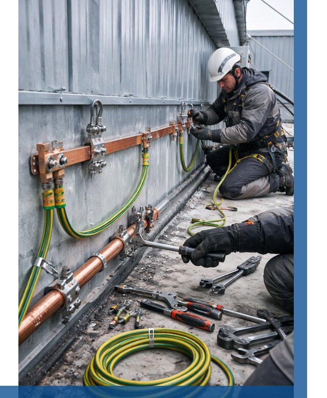 Монтаж заземления здания в Великом Новгороде от 25575 р. | ВЫСОТНИК-Влк