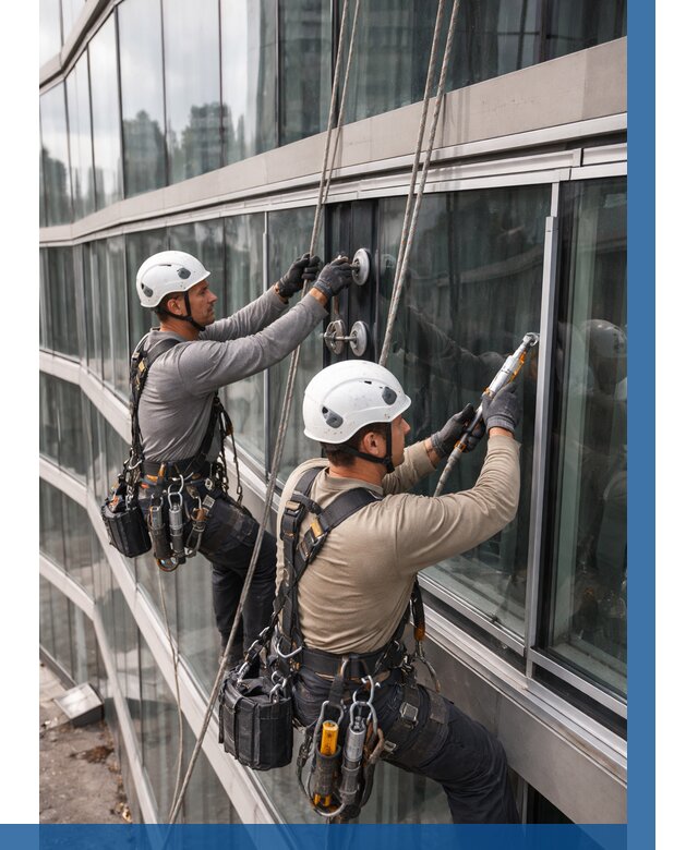 Радиусное остекление фасада в Великом Новгороде от 12276 р. | ВЫСОТНИК-Влк