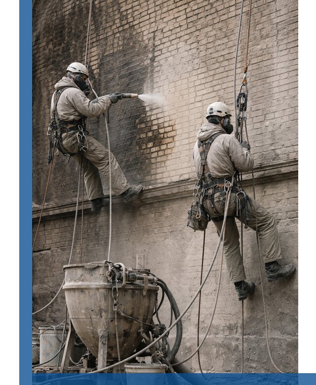 Пескоструйная очистка фасадов в Великом Новгороде профессионально