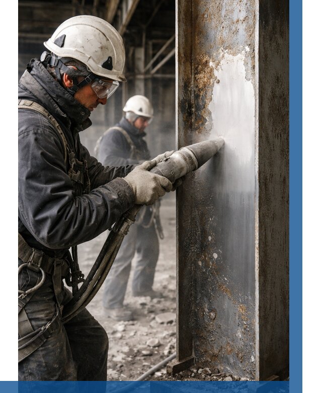 Удаление старой краски с металла в Великом Новгороде от 460 р. | ВЫСОТНИК-Влк