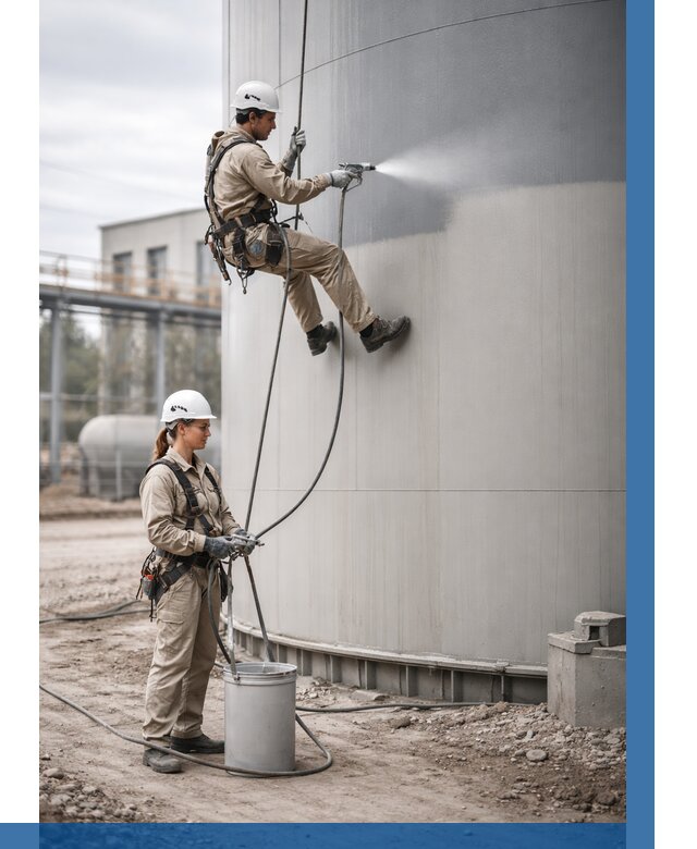 Покраска резервуаров в Великом Новгороде от 1228 р. | ВЫСОТНИК-Влк — заказать