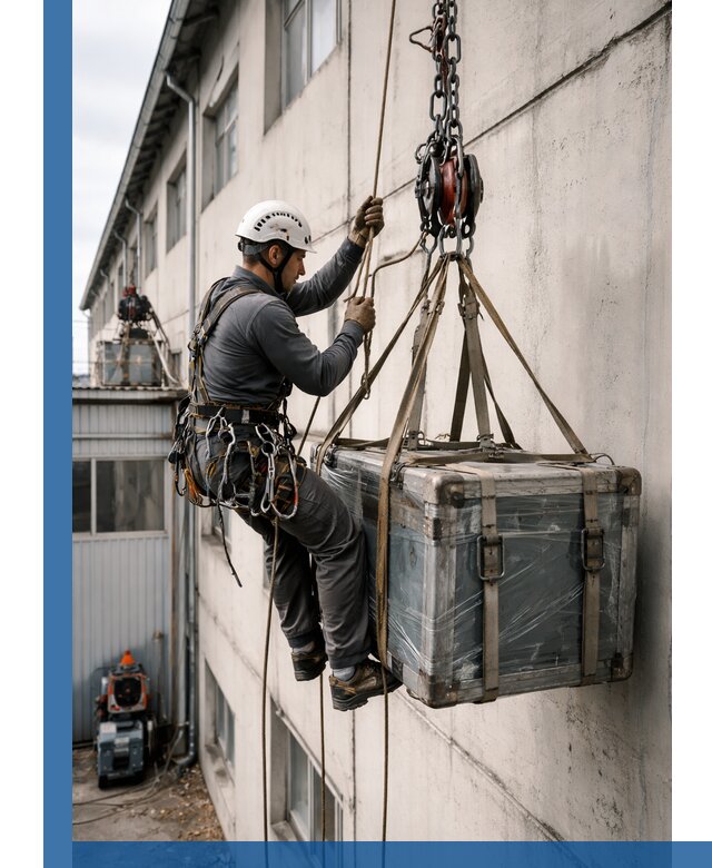 Подъем грузов на высоту в Великом Новгороде для промышленных объектов