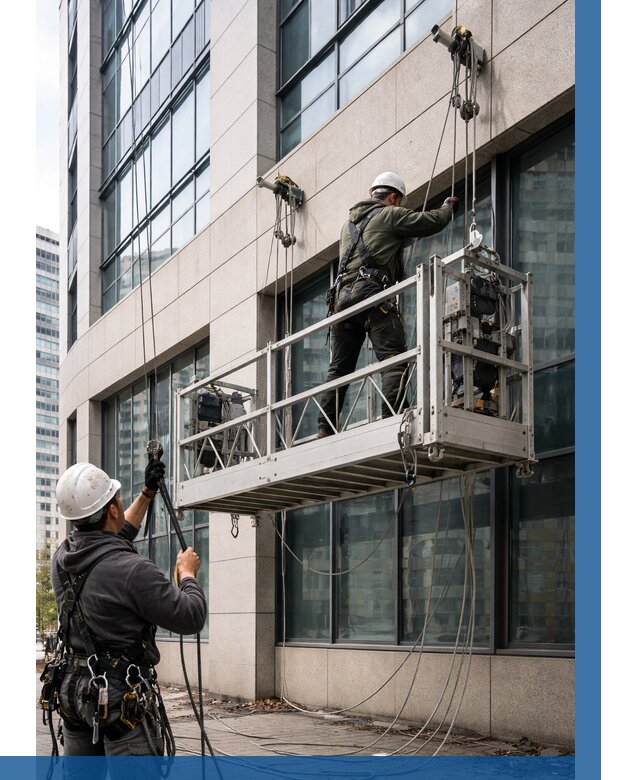 Монтаж и подъем фасадной люльки в Великом Новгороде от 12276 р. | ВЫСОТНИК-Влк