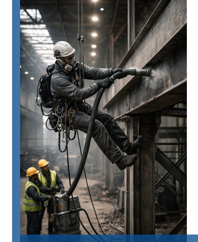 Обеспыливание конструкций в цехах промышленного производства в Великом Новгороде