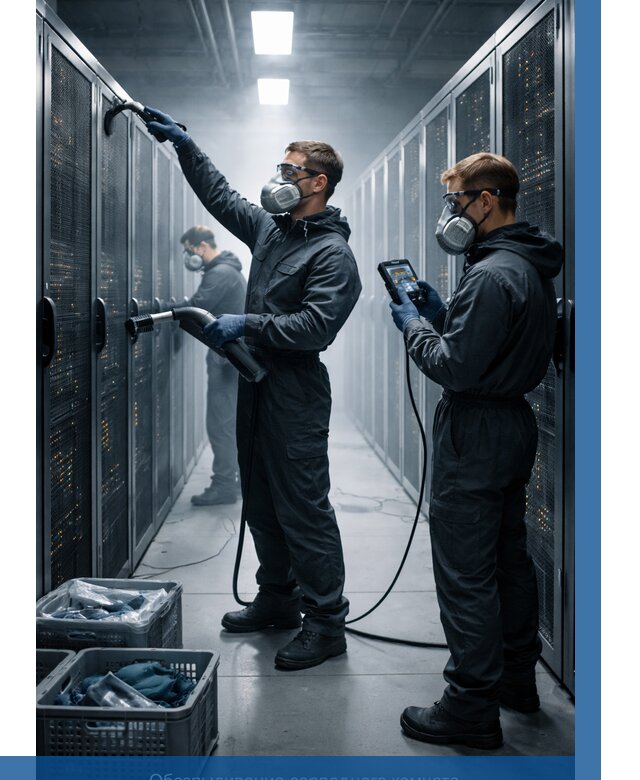 Обеспыливание серверной комнаты в Великом Новгороде от 4604 р. | ВЫСОТНИК-Влк