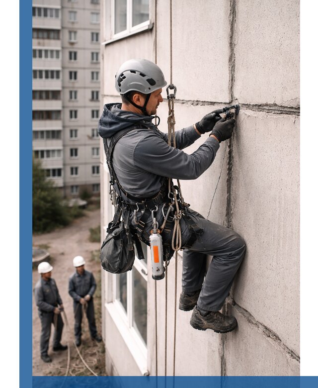 Обследование межпанельных швов и герметизация в Великом Новгороде